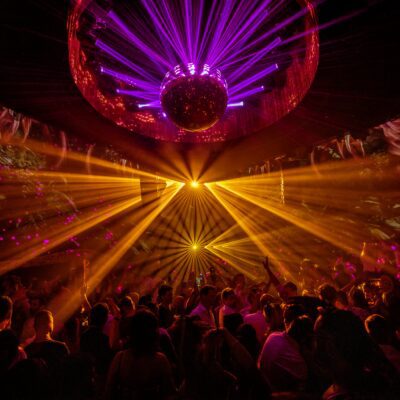 Club Chinois full of people dancing